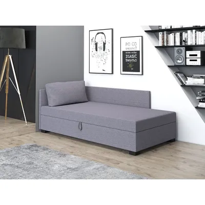 Obrázok produktu pre Čalúnená jednolôžková posteľ 100x195 SARAH PLUS 2 - šedá