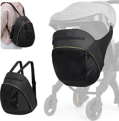 Produktbild von Opbergtas für Kinderwagen, Luiertas mit Anti-Slip-Ritzen, tragbare Lieferetasche, für tägliches Gebrauch.