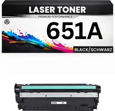 Produktbild von Toner kompatibel für HP CE340A(651A) Color LaserJet Enterprise 700 color MFP M775dn/775f/775z/775z+ in Schwarz