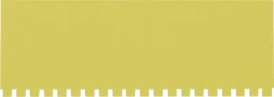 Zdjęcie produktu dla Etykiety do oznaczania tablic, wykonane z kartonu, wysokość 27 mm, szerokość 76 mm, żółte, opakowanie jednostkowe: 1 P/50