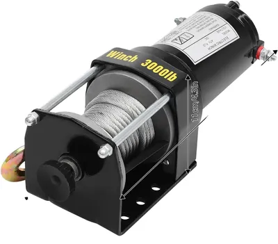 Produktbild von Elektrische Winde, 1300 kg Tragfähigkeit, Funkfernbedienung, schwarz