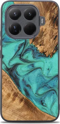 Produktbild von Holzhülle für Xiaomi 15T Pro, Bewood Unique Turquoise