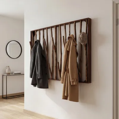 Produktbild von XXL Wandgarderobe Treibholz 120 x 80 x 5 cm Handarbeit Unikat Wandhaken Garderobe Flur