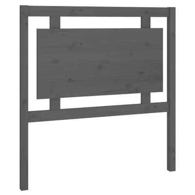 Obrázek produktu pro vidaXL Čelo postele Grey 95,5x4x100 cm Masivní borovicové dřevo