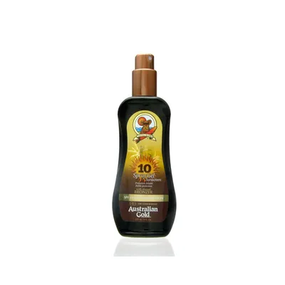 Produktbild von Australian Gold Spray SPF Outdoor Spraygel with Bronzer SPF10