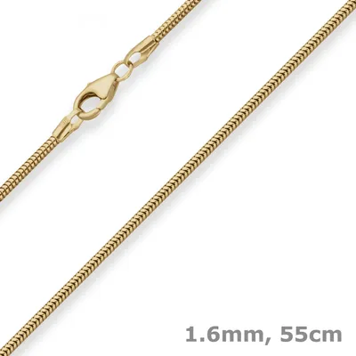 1-6mm-Schlangenkette-aus-333-Gelbgold-55cm