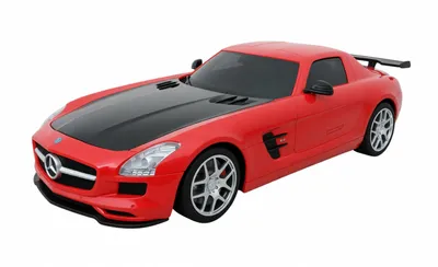 Produktbild von RC Mercedes-Benz SLS AMG GT 28cm ferngesteuert 1:16 Modellauto Spielzeugauto Auto 48 (Rot)