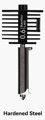 Produktbild von Bambu Lab 0,6 mm Hotend-Baugruppe mit gehärteter Stahldüse - A1 Serie