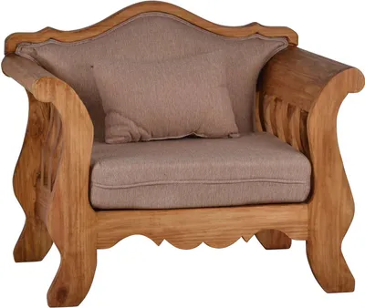 Produktbild von MiaMöbel Sessel Mexico Möbel 100x88x75 cm Landhausstil Massivholz Pinie Honig