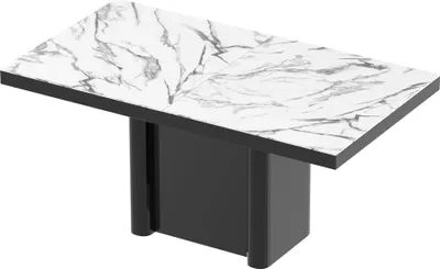 Produktbild von Design Esstisch HFE-111 Hochglanz ausziehbar Tisch Esszimmer 160 - 256
