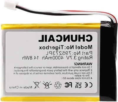 Produktbild von Oplaadbare Ersatzbatterie mit 4000 mAh Standby - Überlastschutz - 4,0 Volt Akku