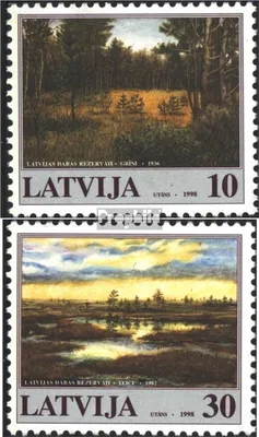 Produktbild von Briefmarken Lettland 1998 Mi 477-478 (kompl.Ausg.) postfrisch Naturschutz