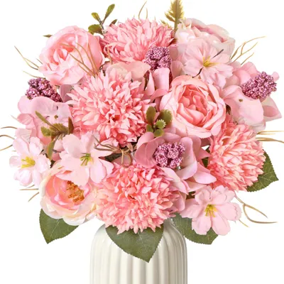 Imagen del producto de Flores artificiales, dos unidades, rosas, para decoración
