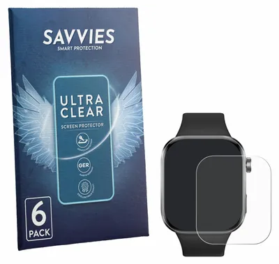 Produktbild von 6x Für Xiaomi Redmi Watch 6 Schutzfolie Savvies Displayschutz Display Schutz Folie Klar Transparent