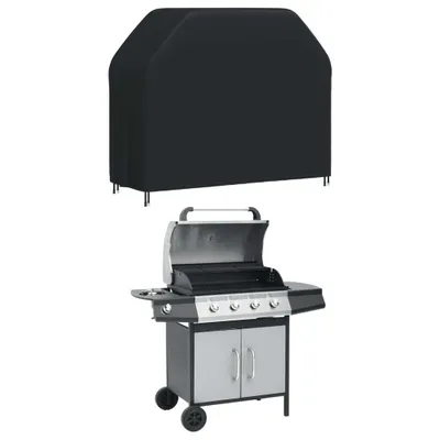 Produktbild von vidaXL Grillabdeckung 147x61x112 cm Schwarz 420D Oxford