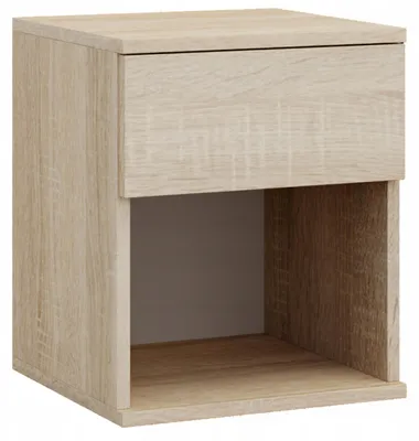 Produktbild von Nachttisch Sonoma - 35 X 33,6 X 42 Cm - Mit Schublade - Schlafzimmermöbel