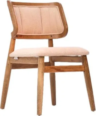 Image de Chaise de salon Chaise de salle à manger Chaise de cuisine rembourrée Rose