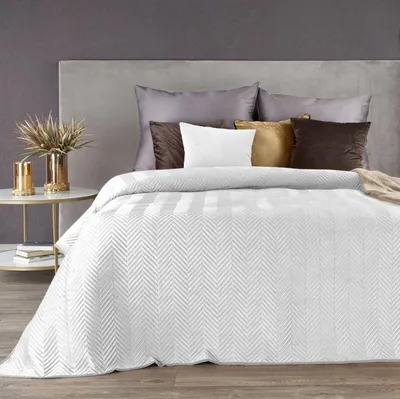 Produktbild von Eurofirany Tagesdecke 200x220 cm weiß Polyester Klassisch Dekoration