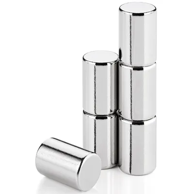 Obrázek produktu pro Blomus 6 magnetů VELIO, poniklované, extra silné pro skleněné magnetické tabule