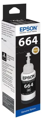 Obrázek produktu pro Epson T6641, Originální, Černá, Epson, EcoTank L555 EcoTank L355 EcoTank ET-4550 EcoTank ET-4500 EcoTank ET-3600 EcoTank ET-2650 EcoTank..., 70 ml, Šedá