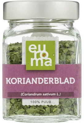 Immagine prodotto di Euroma Korianderblad 8 g – Foglia di coriandolo essiccata aromatica per condire