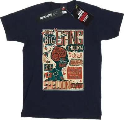 Produktbild von Big Bang Theory - T-Shirt für Damen BI11449 (XL) (Marineblau)