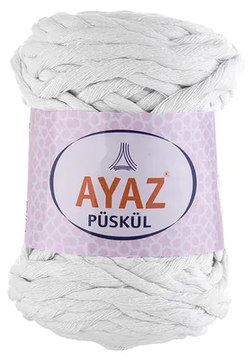 250g Strickgarn Püskül 1208 weiß