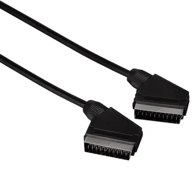 Produktbild von Hama 00132639, 1,5 m, SCART (21-pin), SCART (21-pin), Männlich, Männlich, Schwarz