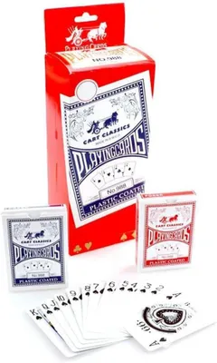 Zdjęcie produktu dla VLNET 2 lub 12 kart do pokera, karty do gry w Ramino, karty francuskie, skala 40, Machiavell