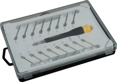 Immagine prodotto di Set di cacciaviti micro, 16 pezzi, Stanley STHT0-62633, multilama, a taglio, Phillips, esagonale, Torx