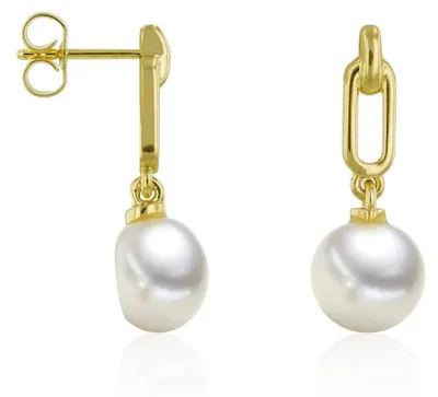 Produktbild von Luna-Pearls - 311.2126 - Ohrhänger - Damen - 585GG - Süßwasser-Zuchtperle