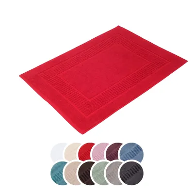 Produktbild von liebling Badvorleger 100% Bio Baumwolle, Serie Organic, 900 gr. / m², 50 x 70 cm, 60 Grad, GOTS-, schnelltrocknend, rot