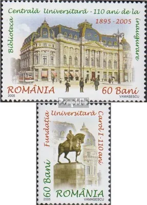 Produktbild von Briefmarken Rumänien 2005 Mi 5999-6000 (kompl.Ausg.) postfrisch Universitätsbibliothek