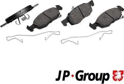 Produktbild von JP GROUP Bremsbeläge Satz für OPEL Corsa E Schrägheck (X15) 1263607710