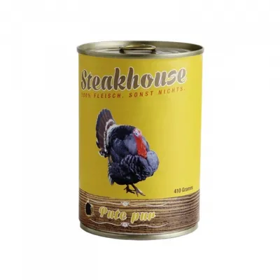 Produktbild von Fleischeslust Steakhouse 100 % Pute pur, Adult, Turkey (bird), 400 g
