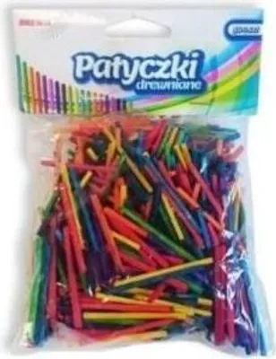 Produktbild von Patyczki kreatywne zapałki kolorowe 4,2cm 500szt