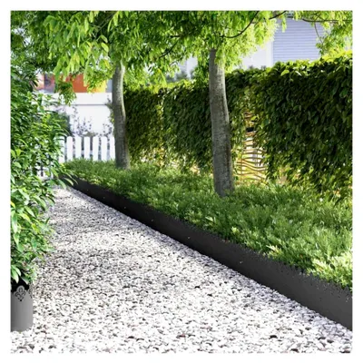 Produktbild von Rasenkanten 30 Stück Schwarz 103 x 0,05 x 22 cm Stahl