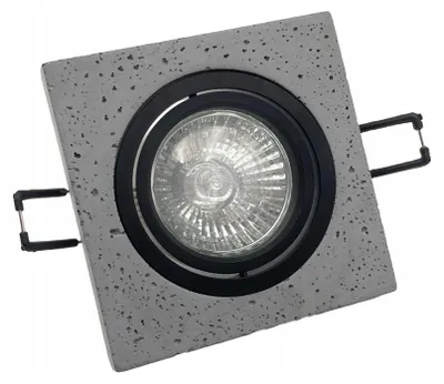 Produktbild von Kobi BETONPOINT Q-B Einbauleuchte Schwarz / Beton