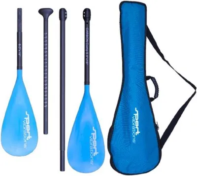 Produktbild von 4-teiliges SUP-Kajak-Paddel mit Aufbewahrungstasche - Verstellbar