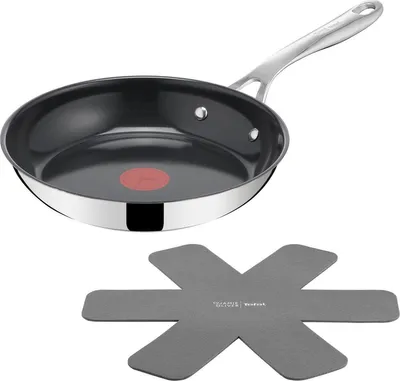 Produktbild von Tefal Jamie Oliver H8812S55, Rund, Allzweckpfanne, Schwarz, Edelstahl, Keramik, Edelstahl, 1 Stück(e)