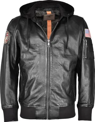 Produktbild von Top Gun Lederjacke TG20212111 Herren black S