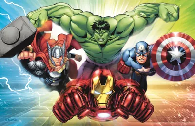 Produktbild von TREFL Puzzle Avengers: die starken Vier 54 Teile