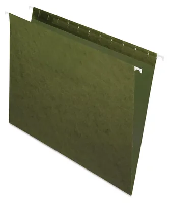 Image de Des classeurs à anneaux recyclés, de couleur verte standard, par lot de 25