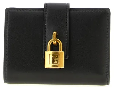 Produktbild von Balmain Kartenetui aus Leder in Schwarz GN1ML271LNAH0PA