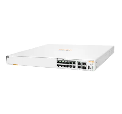 Produktbild von Switch - managed - 4 x 2.5GBase-T + 8 x 100/1000/10GBase-T + 2 x 100/1000/10GBase-T + 2 x 10 Gigabit SFP+ - an Rack montierbar - PoE (480 W)