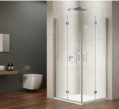 Zdjęcie produktu dla LORO Prostokątna kabina prysznicowa 900x800mm wejście narożne