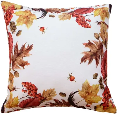 Immagine prodotto di Copricuscino foglie colorate autunno 40x40 cm