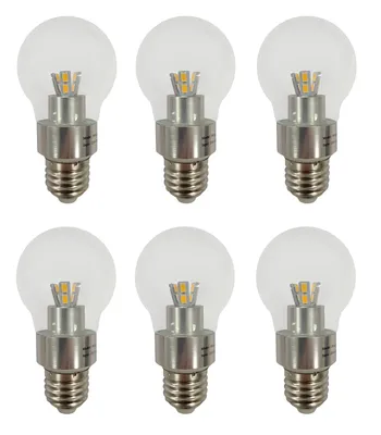 Produktbild von 6x LED Leuchtmittel Standard E27 Glühlampe 5W ersetzt 50W 480 Lumen 2700 K