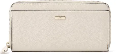 Produktbild von dR Amsterdam DamengGeldbörse Leder mit RFID | Reißverschluss, 8 Kartenfächer, Taschen und Münzfach | Geldbörse für Damen Mint - 110182 Nude