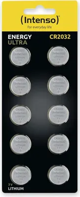 Produktbild von Intenso Lithium Knopfzellen Energy Ultra CR 2032 10er Blister
